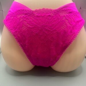 Vibrant Victoria Secret Fuchsia Lace Panties 2023
